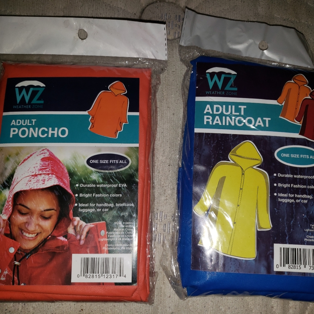 Brand new rain ponchos